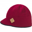 Плетена шапка от мериносана вълна Kama A115 червен red