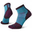 Чорапи за колоездене Smartwool Performance Cycle Zero Cushion Ankle тюркоазено/вино OceanAbyss