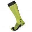Чорапи 3/4 Husky Snoow Wool зелен/черен