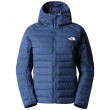 Дамско яке The North Face W Belleview Stretch Down Hoodie син