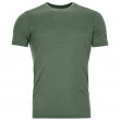 Мъжка тениска Ortovox 120 Tec Mountain T-Shirt M зелен GreenForest