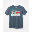 Мъжка тениска Marmot Coastal Tee SS къс ръкав син ArcticNavyHeather