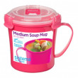 Чаша Sistema Microwave Medium Soup Mug розов