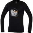 Мъжка тениска Direct Alpine Furry Long 1.0 черен Black(Spot)
