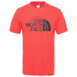 Мъжка тениска The North Face Easy Tee червен SalsaRed