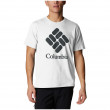 Мъжка тениска Columbia Columbia Trek™ Logo Short Sleeve бял WhiteCscStackedLogo