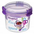 Кутия за закуска Sistema Breakfast To Go 530ml лилав