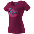 Дамска тениска Dynafit Artist Series Co T-Shirt W винен BeetRed/Hike