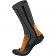 Чорапи Husky Alpine оранжев/сив