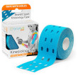 Кинезио тейп лента BronVit Sport Kinesio Tape děrovaný син