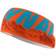 Лента за глава Dynafit Graphic Performance Headband оранжев Dawn/Skyline