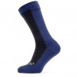 Водоустойчиви чорапи SealSkinz Waterproof Cold Weather Mid син/черен Black/NavyBlue