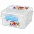 Кутия за храна Sistema Lunch Cube Max with Yogurt Pot син