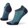 Дамски чорапи Smartwool W Performance Run Zero Cushion Low Ankle тюркоазен/син DarkPrussianBlue
