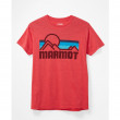 Мъжка тениска Marmot Coastal Tee SS къс ръкав червен TrueRedHeather