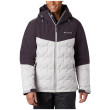 Мъжко яке Columbia Wild Card Down Jacket бял/сив NimbGrayDarkPurple