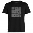 Мъжка тениска Icebreaker Central SS Tee Type Stack черен Black