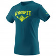 Мъжка тениска Dynafit Graphic Co M S/S Tee син/зелен Petrol/Hardcore