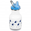 Детска бутилка Klean Kanteen Classic Sippy 355 ml (2020) бял Sharks 