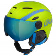 Детска ски каска Etape Rider Pro зелен Lime/BlueMat