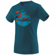 Мъжка тениска Dynafit Artist Series Co T-Shirt M син/оранжев Fjord/Hike