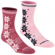 Дамски чорапи Kari Traa Vinst Wool Sock 2PK розов Lilac