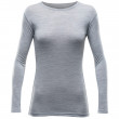 Дамска тениска Devold Breeze Woman Shirt сив  Grey melange