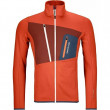 Мъжки суичър Ortovox Fleece Grid Jacket оранжев DesertOrange