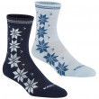 Дамски чорапи Kari Traa Vinst Wool Sock 2PK бял/син Coo