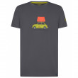Мъжка тениска La Sportiva Cinquecento T-Shirt M сив Carbon/Kiwi