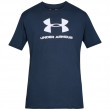 Мъжка тениска Under Armour Sportstyle Logo SS синьо/бял Academy/White