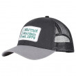 Шапка с козирка Marmot Retro Trucker Hat черен/сив Black/SlateGray