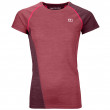Дамска тениска Ortovox 120 Cool Tec Fast Upward Ts W червен DarkBloodBlend