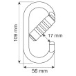 Карабинер Camp Oval Pro 3Lock