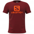 Мъжка тениска Salomon Outlife Logo червен RedDahlia