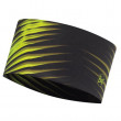Лента за глава Buff Coolnet UV+ Headband черен/жълт OpticalYellowFluor