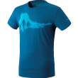 Мъжка тениска Dynafit Graphic Co M S/S Tee светло син Poseidon