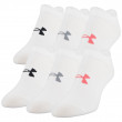 Дамски чорапи Under Armour Women's Essential NS бял White/White/Cerise