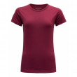 Дамска тениска Devold Breeze Woman T-Shirt червен