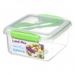 Кутия за закуска Sistema Lunch Plus To Go 1,2L светло зелен