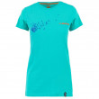 Дамска тениска La Sportiva Windy T-Shirt W 2021 светло син Aqua