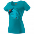 Дамска тениска Dynafit Artist Series Co T-Shirt W син Ocean/Descent