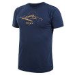 Функционална мъжка тениска  Sensor Coolmax Tech Mountains син