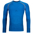 Функционална мъжка тениска  Ortovox 230 Competition Long Sleeve син JustBlue