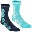 Дамски чорапи Kari Traa Vinst Wool Sock 2PK син marin