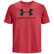 Тениска Under Armour Sportstyle Logo SS червен/черен