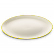 Чиния Omada SANALIVING Dinner Plate 24xh2cm бежов/зелен