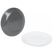 Комплект чинии Bo-Camp Dinner plate Two tone - 4бр сив Grey