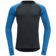 Мъжка тениска Devold Expedition Man Shirt черен/син Skydiver/Ink