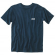 Мъжка тениска Vans MN Left Chest Logo Tee син Navy/White